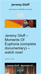 Mobile Screenshot of jeremygloff.com